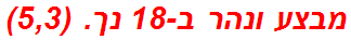 מבצע ונהר ב-18 נך. (5,3)