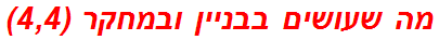 מה שעושים בבניין ובמחקר (4,4)