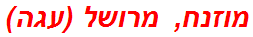 מוזנח, מרושל (עגה)