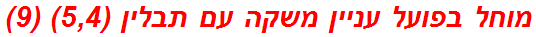 מוחל בפועל עניין משקה עם תבלין (5,4) (9)