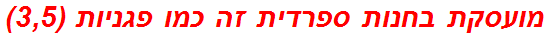 מועסקת בחנות ספרדית זה כמו פגניות (3,5)