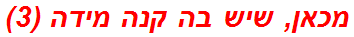 מכאן, שיש בה קנה מידה (3)