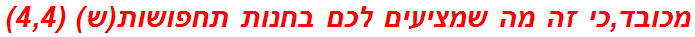 מכובד,כי זה מה שמציעים לכם בחנות תחפושות(ש) (4,4)