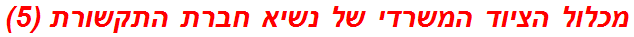 מכלול הציוד המשרדי של נשיא חברת התקשורת (5)