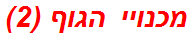 מכנויי הגוף (2)