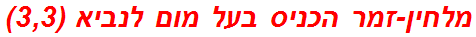 מלחין-זמר הכניס בעל מום לנביא (3,3)