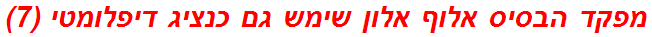 מפקד הבסיס אלוף אלון שימש גם כנציג דיפלומטי (7)