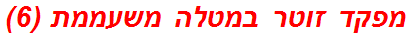 מפקד זוטר במטלה משעממת (6)