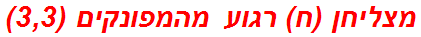 מצליחן (ח) רגוע מהמפונקים (3,3)