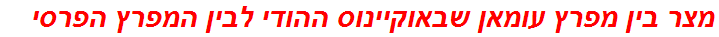 מצר בין מפרץ עומאן שבאוקיינוס ההודי לבין המפרץ הפרסי