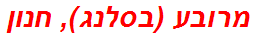 מרובע (בסלנג), חנון