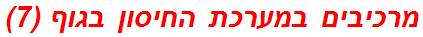 מרכיבים במערכת החיסון בגוף (7)