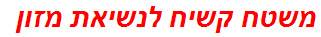 משטח קשיח לנשיאת מזון