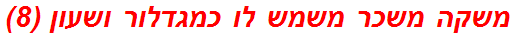 משקה משכר משמש לו כמגדלור ושעון (8)