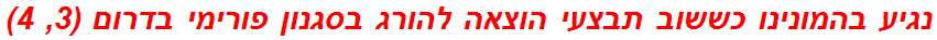 נגיע בהמונינו כששוב תבצעי הוצאה להורג בסגנון פורימי בדרום (3, 4)