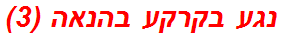 נגע בקרקע בהנאה (3)