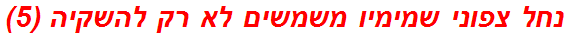 נחל צפוני שמימיו משמשים לא רק להשקיה (5)