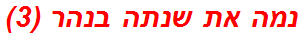 נמה את שנתה בנהר (3)