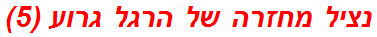 נציל מחזרה של הרגל גרוע (5)