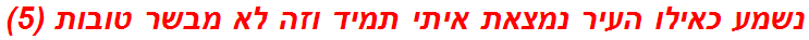 נשמע כאילו העיר נמצאת איתי תמיד וזה לא מבשר טובות (5)