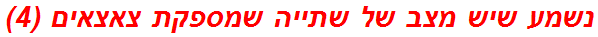 נשמע שיש מצב של שתייה שמספקת צאצאים (4)