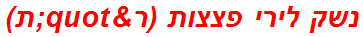 נשק לירי פצצות (ר"ת)