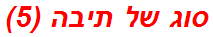 סוג של תיבה (5)