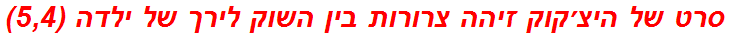 סרט של היצ׳קוק זיהה צרורות בין השוק לירך של ילדה (5,4)