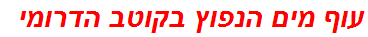 עוף מים הנפוץ בקוטב הדרומי