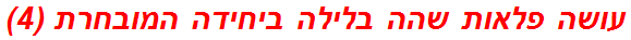 עושה פלאות שהה בלילה ביחידה המובחרת (4)