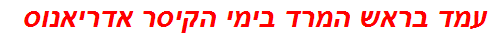 עמד בראש המרד בימי הקיסר אדריאנוס