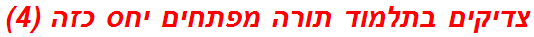 צדיקים בתלמוד תורה מפתחים יחס כזה (4)