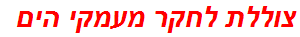 צוללת לחקר מעמקי הים