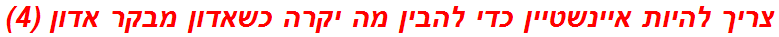 צריך להיות איינשטיין כדי להבין מה יקרה כשאדון מבקר אדון (4)