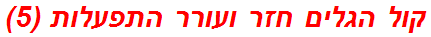 קול הגלים חזר ועורר התפעלות (5)