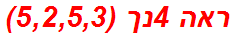 ראה 4נך (5,2,5,3)