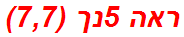 ראה 5נך (7,7)