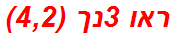 ראו 3נך (4,2)