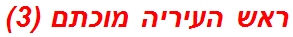 ראש העיריה מוכתם (3)