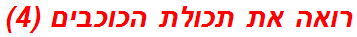 רואה את תכולת הכוכבים (4)