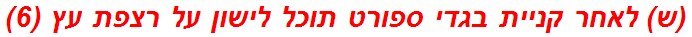 (ש) לאחר קניית בגדי ספורט תוכל לישון על רצפת עץ (6)