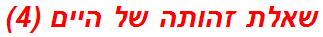 שאלת זהותה של היים (4)