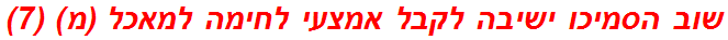 שוב הסמיכו ישיבה לקבל אמצעי לחימה למאכל (מ) (7)