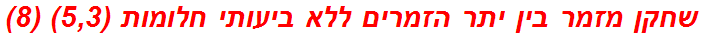 שחקן מזמר בין יתר הזמרים ללא ביעותי חלומות (5,3) (8)