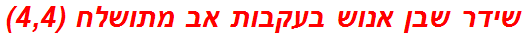 שידר שבן אנוש בעקבות אב מתושלח (4,4)