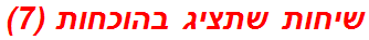 שיחות שתציג בהוכחות (7)