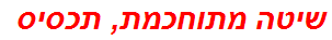 שיטה מתוחכמת, תכסיס