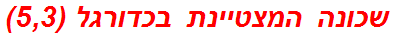 שכונה המצטיינת בכדורגל (5,3)