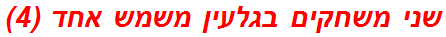 שני משחקים בגלעין משמש אחד (4)