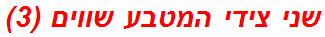 שני צידי המטבע שווים (3)